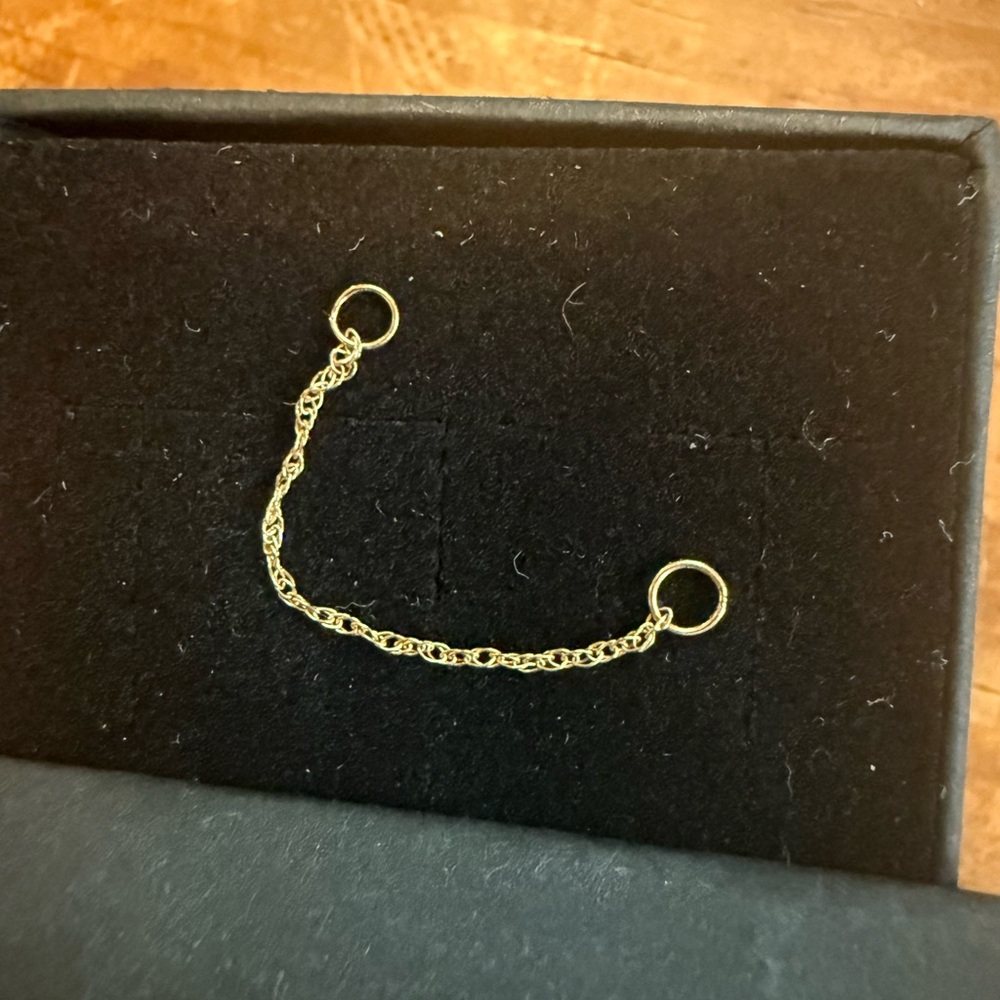 Catbird Delicate 14K Gold Chain Extender - Picture 2 of 5